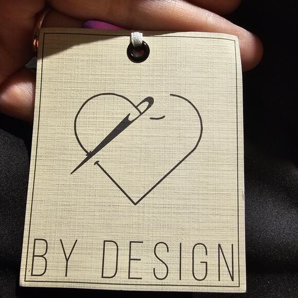 y Design S Black Puff Sleeve Button Up Embroidered Top NWT Poplin Holiday Chic - Picture 12 of 13